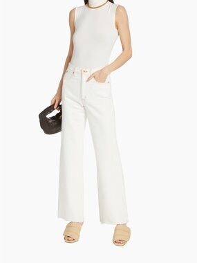 SLVRLAKE Grace High-Rise Wide-Leg Jeans size 27